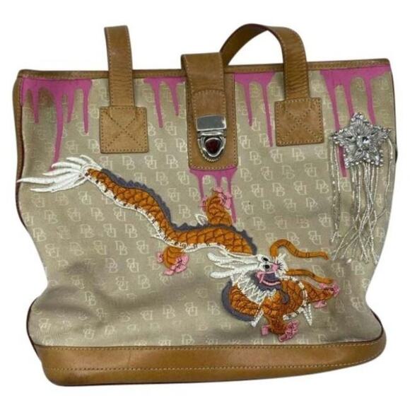Dooney & Bourke Handbags - DOONEY & BOURKE Shoulder Tote Bag Customized Tan